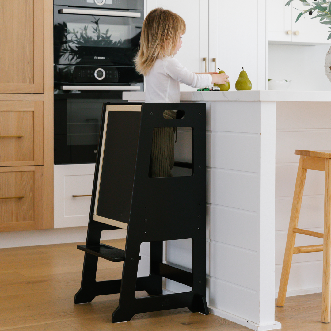 Slimline Learning Tower | Black