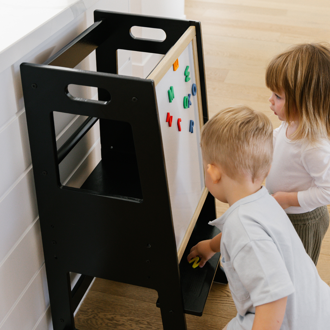 Slimline Learning Tower | Black