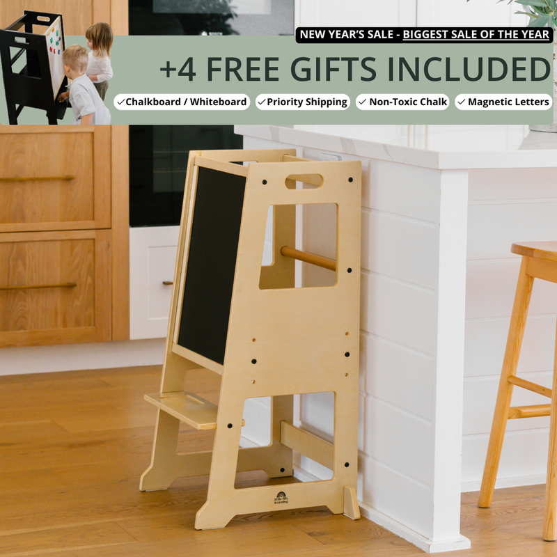 Slimline Learning Tower | Birch