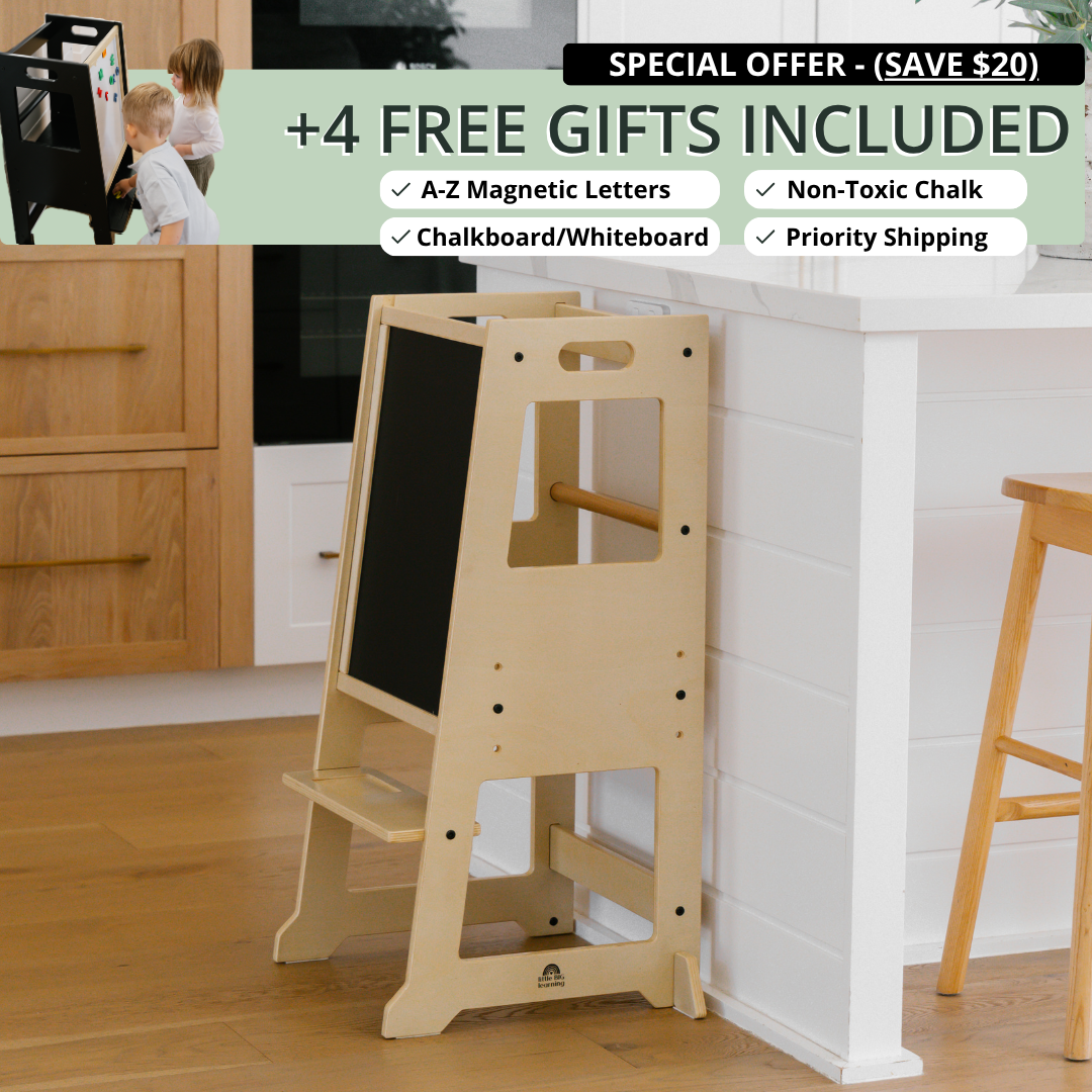Slimline Learning Tower | Birch
