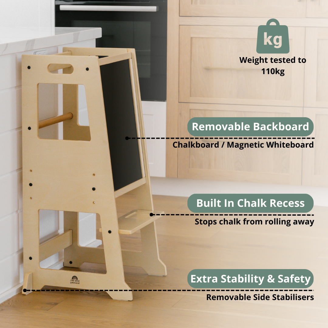 Slimline Learning Tower | Birch